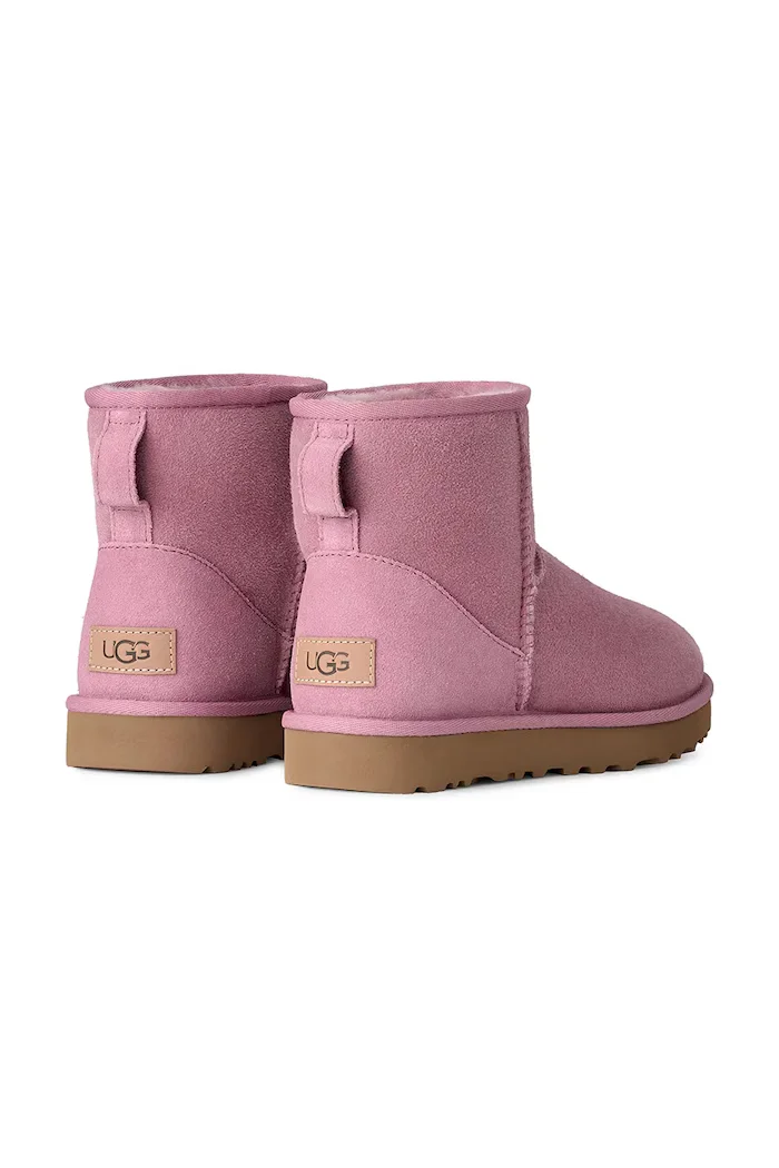 UGG W Classic Mini II апрески дамски от велур розови 1016222.DYR