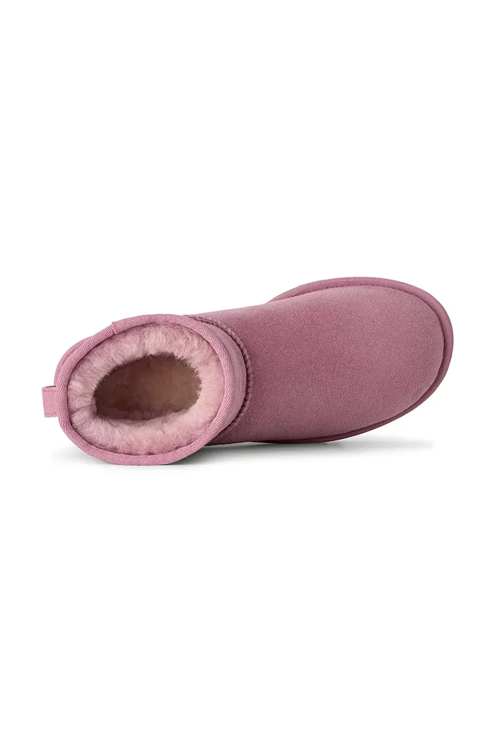 UGG W Classic Mini II апрески дамски от велур розови 1016222.DYR