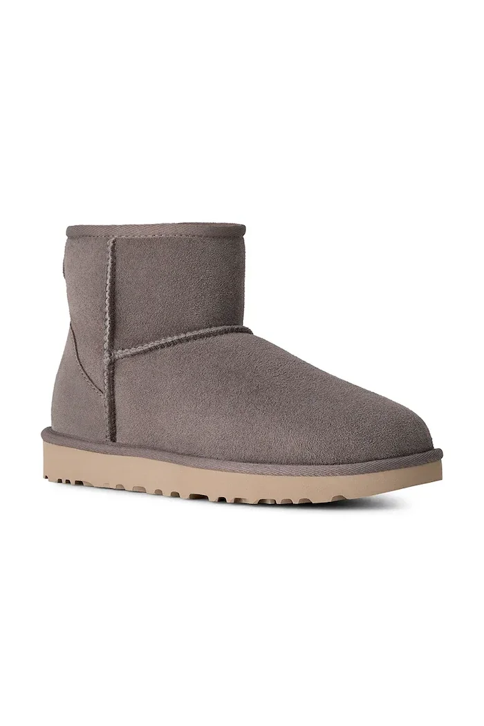 UGG W Classic Mini II апрески дамски от велур сиви 1016222.SMYG