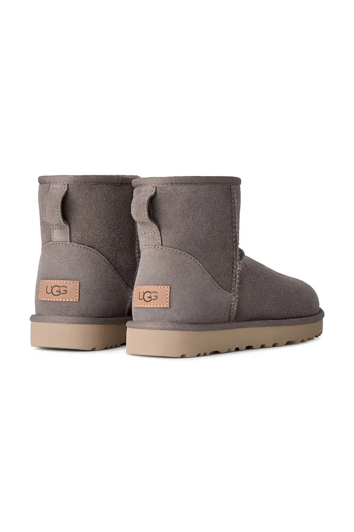 UGG W Classic Mini II апрески дамски от велур сиви 1016222.SMYG