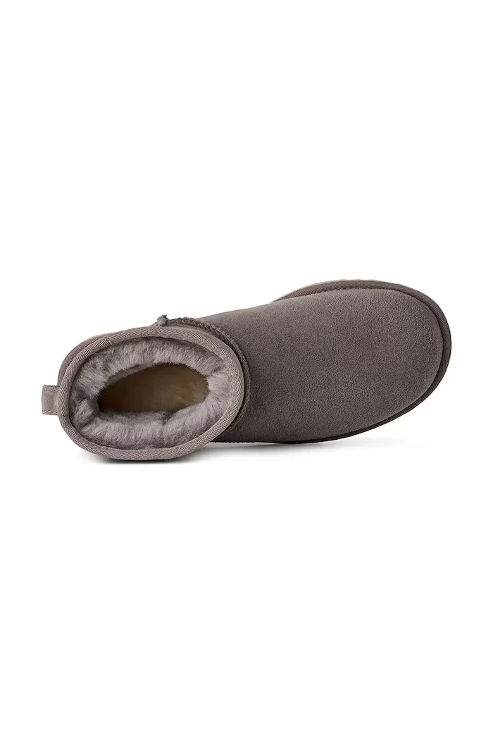 UGG W Classic Mini II апрески дамски от велур сиви 1016222.SMYG