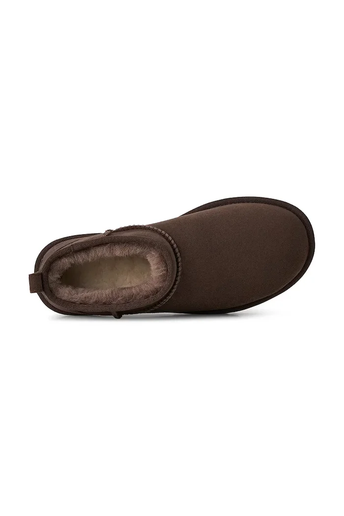 UGG W Classic Ultra Mini апрески дамски от велур кафяви 1116109.DDCC