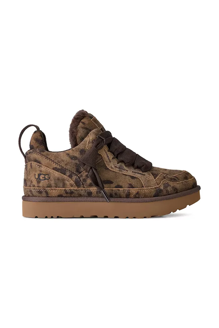 UGG W Lowmel Spotted апрески дамски от велур кафяви 1187485.CHE