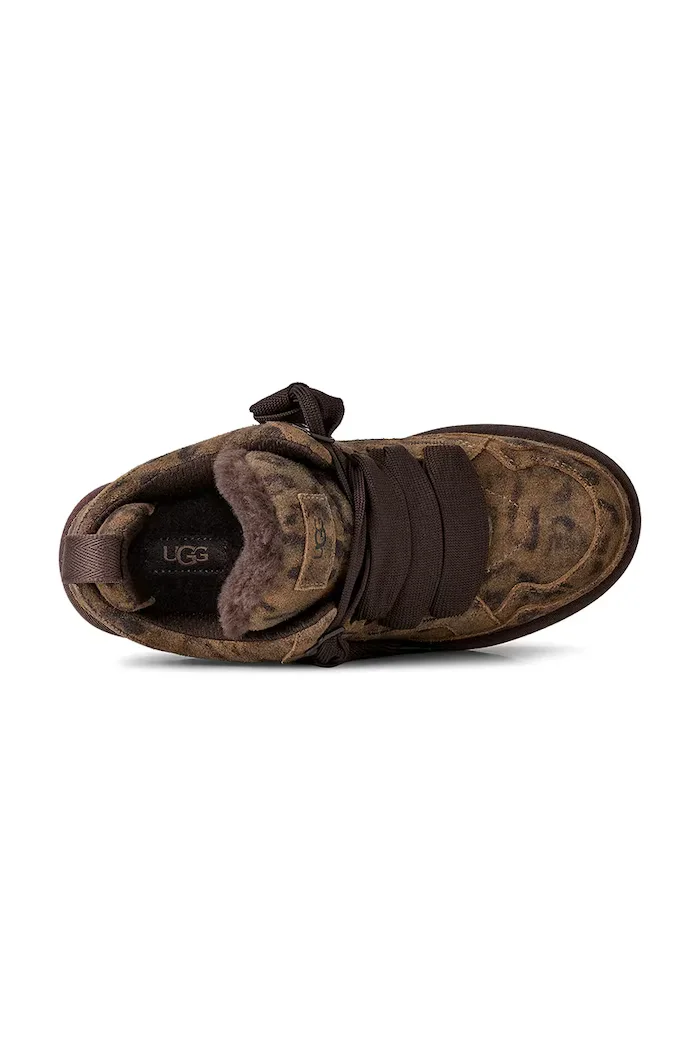 UGG W Lowmel Spotted апрески дамски от велур кафяви 1187485.CHE