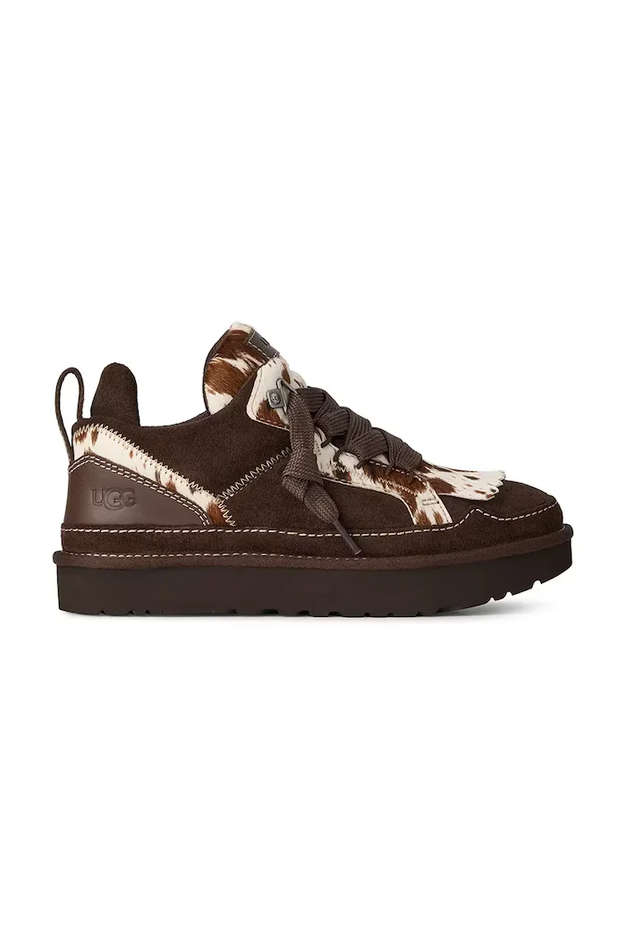 UGG W Lowmel Western маратонки дамски от велур кафяви 1180311.BCDR