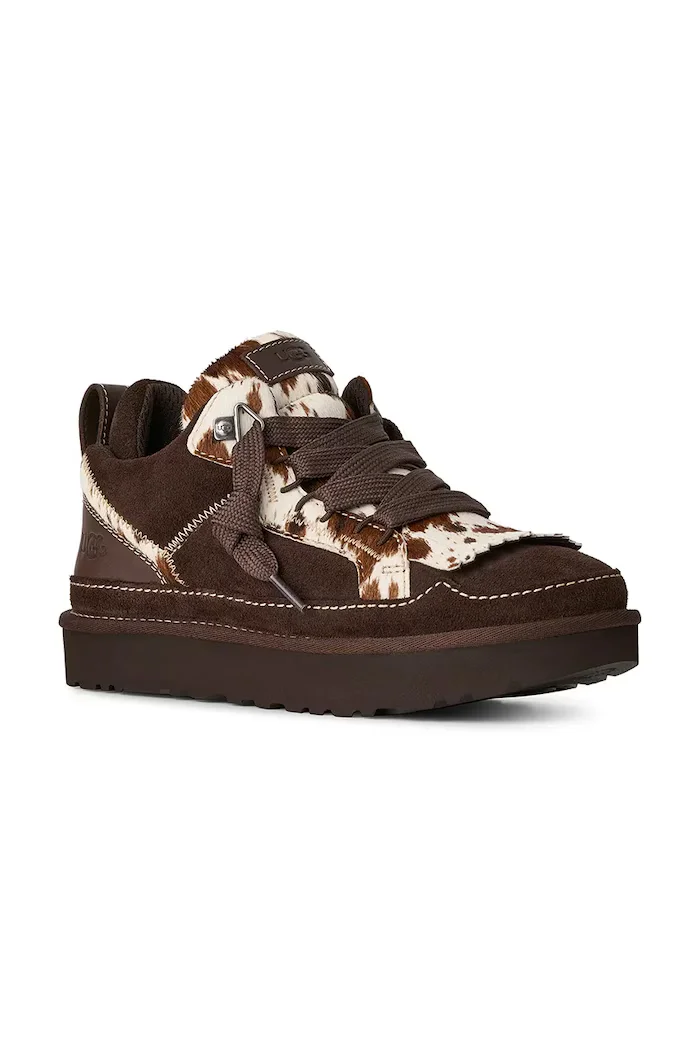 UGG W Lowmel Western маратонки дамски от велур кафяви 1180311.BCDR