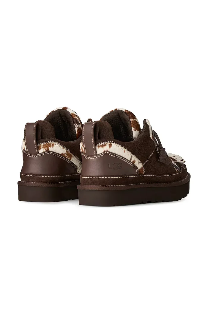UGG W Lowmel Western маратонки дамски от велур кафяви 1180311.BCDR