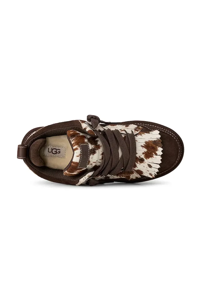 UGG W Lowmel Western маратонки дамски от велур кафяви 1180311.BCDR