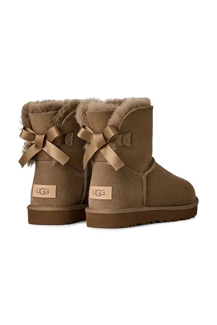 UGG W Mini Bailey Bow II апрески дамски от велур кафяви 1016501.LBNZ