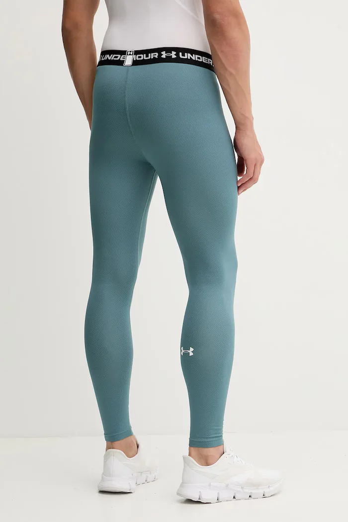 Under Armour Клин за трениране Cold Weather Grid мъжки в зелено с изчистен дизайн 6007128