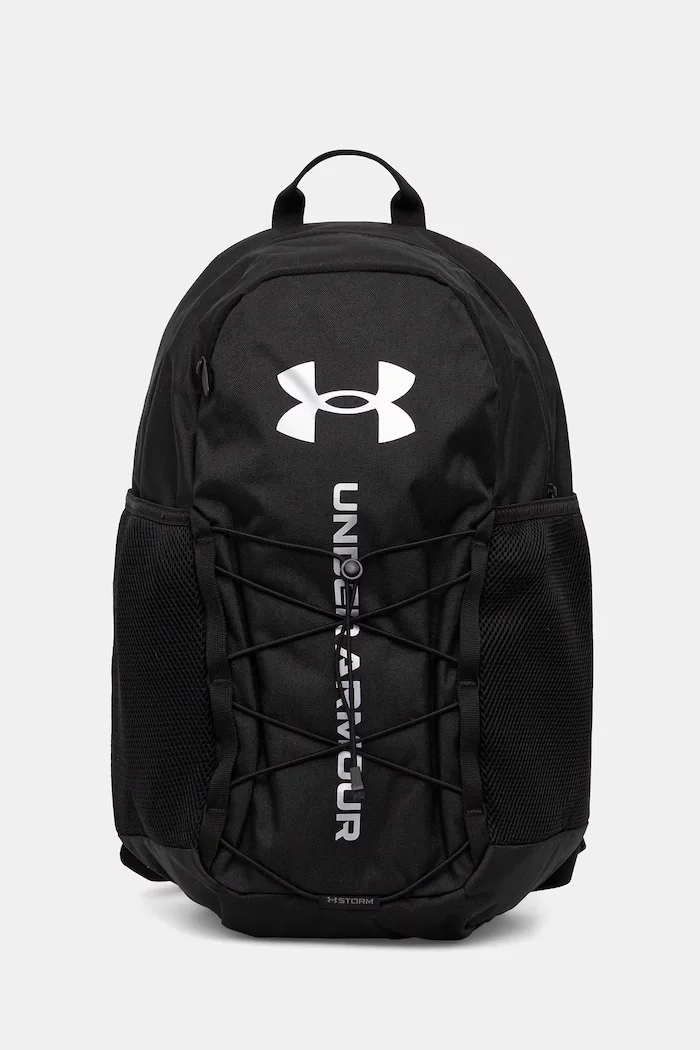 Under Armour Раница в черно голям размер с изчистен дизайн 6000397