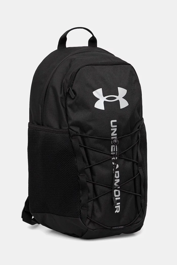 Under Armour Раница в черно голям размер с изчистен дизайн 6000397