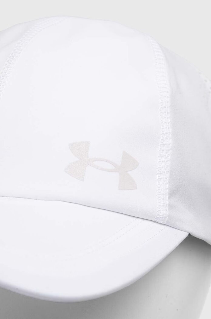 Under Armour Шапка с козирка Iso Cill Launch в бяло с изчистен дизайн