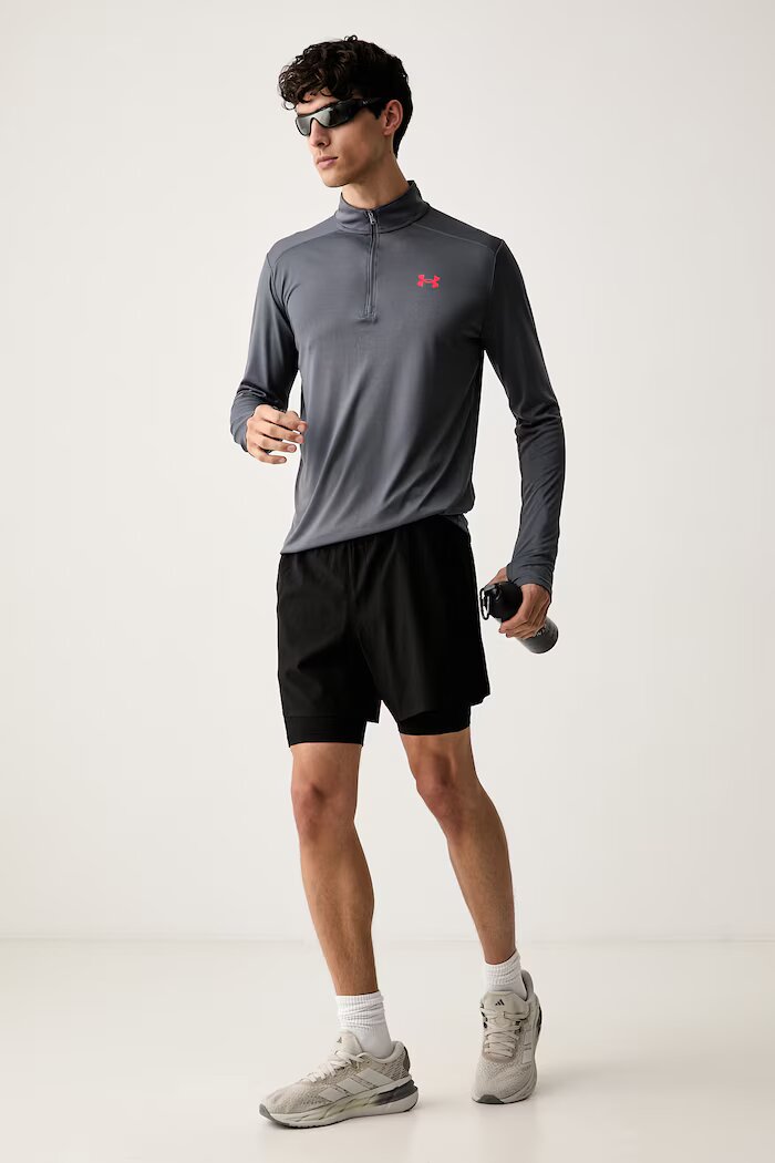 Under Armour спортен къс панталон мъжки Vanish Elite черен със стандартна талия 6009869
