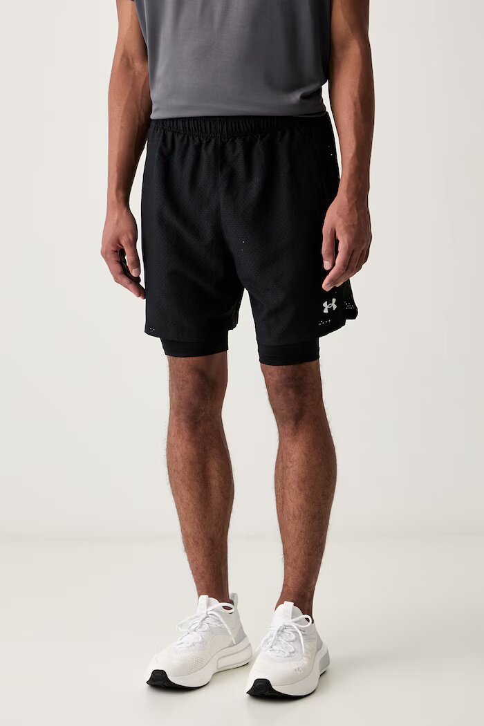 Under Armour спортен къс панталон мъжки Vanish сив със стандартна талия 6013950