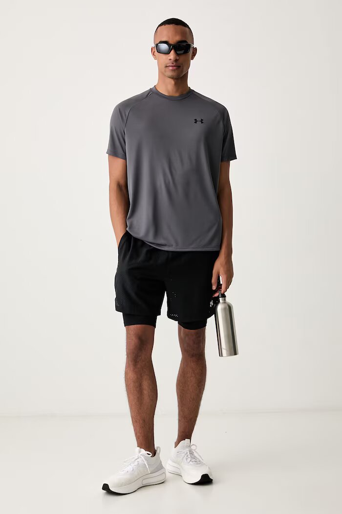 Under Armour спортен къс панталон мъжки Vanish сив със стандартна талия 6013950
