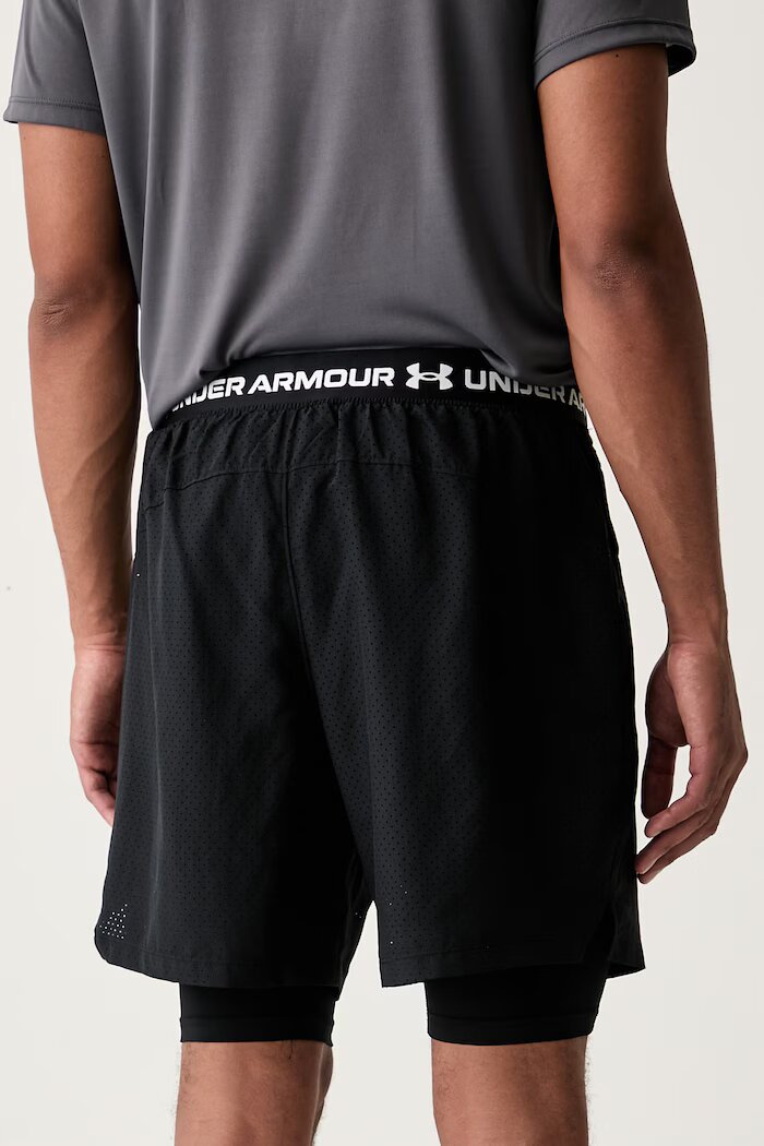 Under Armour спортен къс панталон мъжки Vanish сив със стандартна талия 6013950
