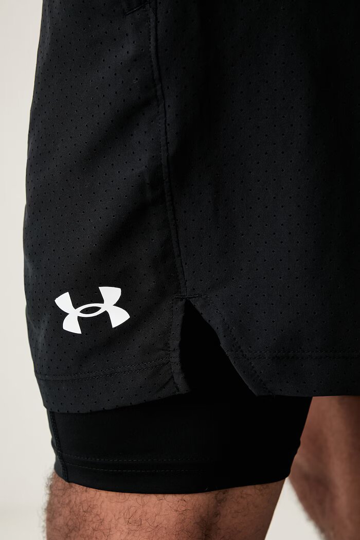 Under Armour спортен къс панталон мъжки Vanish сив със стандартна талия 6013950