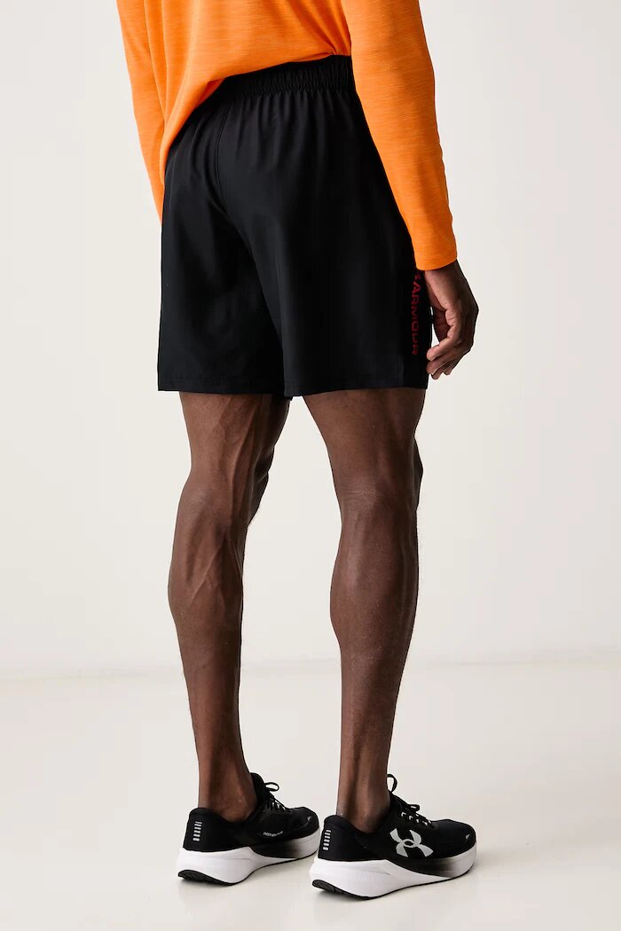 Under Armour спортен къс панталон мъжки Vanish Woven черен със стандартна талия 1383356.010