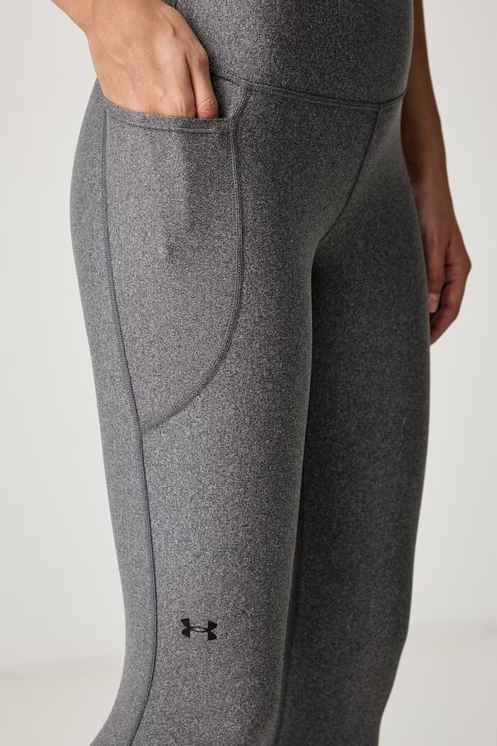 Under Armour спортен клин дамски HG Armour HiRise сив с висока талия 1365335.020