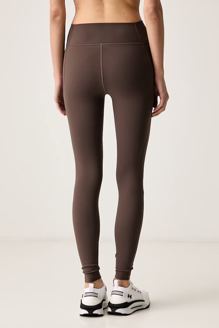 Under Armour спортен клин дамски Motion кафяв с висока талия 6013786
