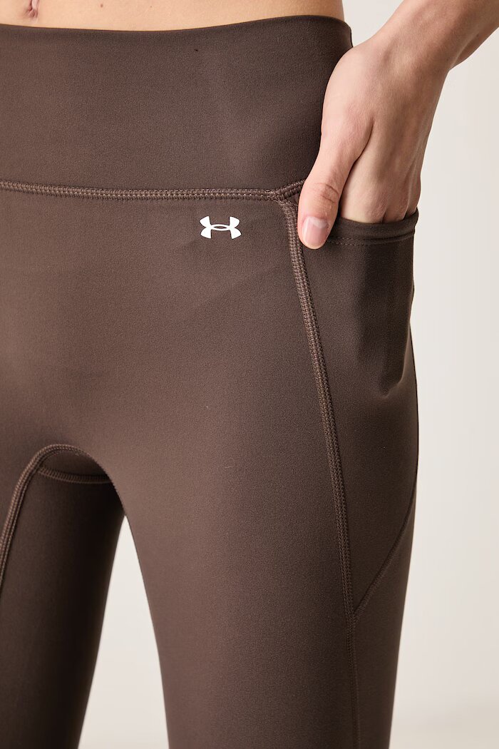 Under Armour спортен клин дамски Motion кафяв с висока талия 6013786