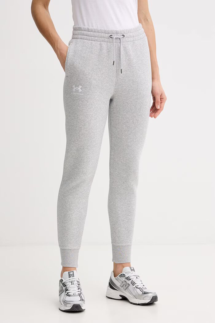 Under Armour Спортен панталон Icon в сиво с изчистен дизайн 6001537