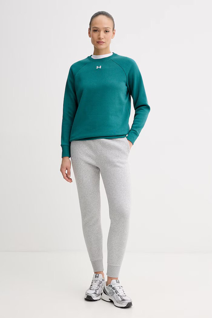 Under Armour Спортен панталон Icon в сиво с изчистен дизайн 6001537