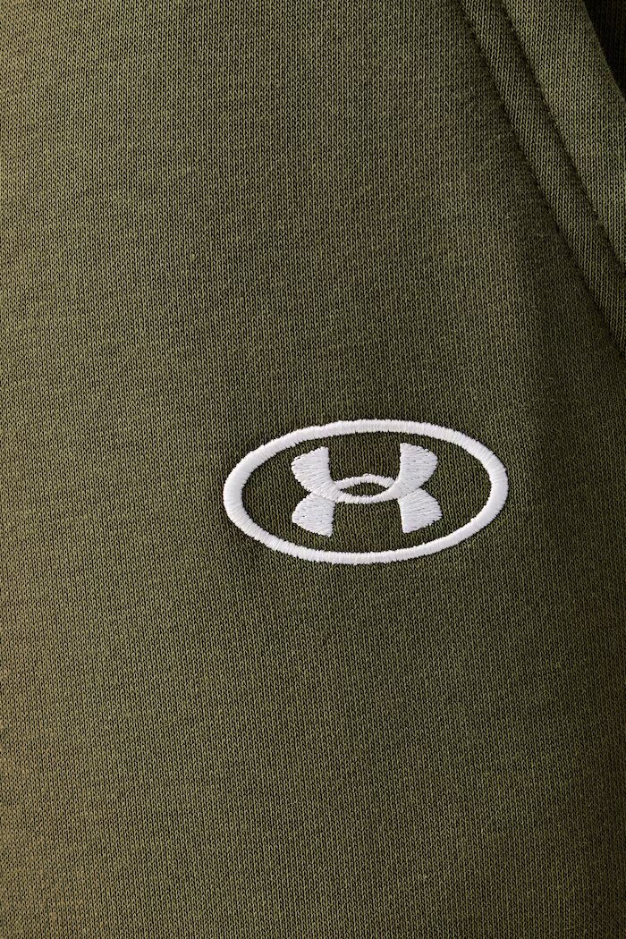 Under Armour спортен панталон мъжки с памук Rival зелен 6017021