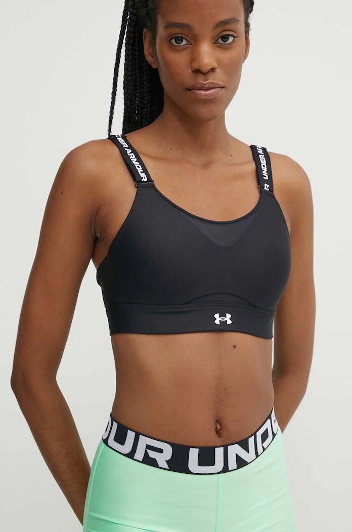 Under Armour спортен сутиен Infinity черен 1384112
