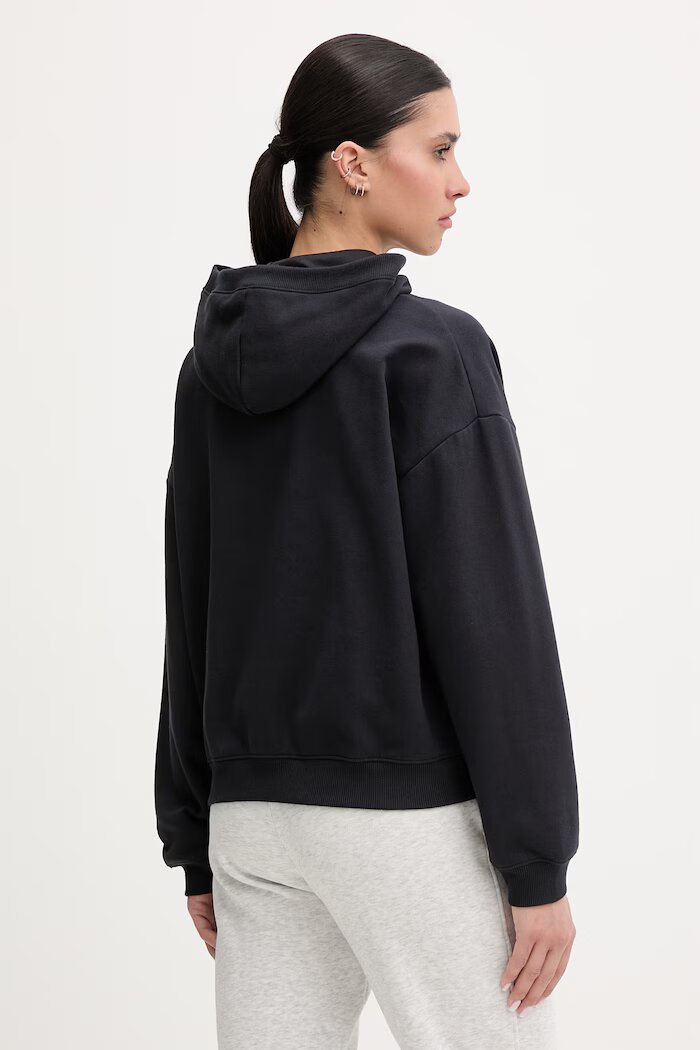 Under Armour суичър с качулка дамски Icon Fleece черен 6012843