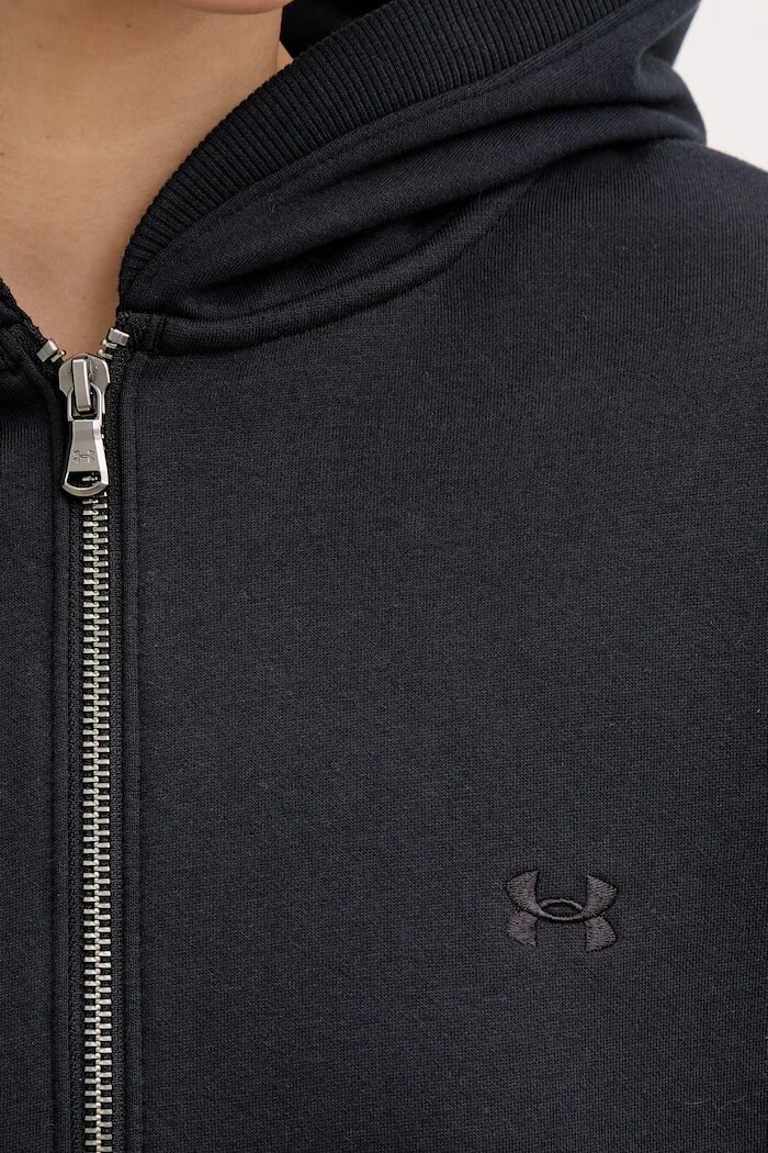 Under Armour суичър с качулка дамски Icon Fleece черен 6012843
