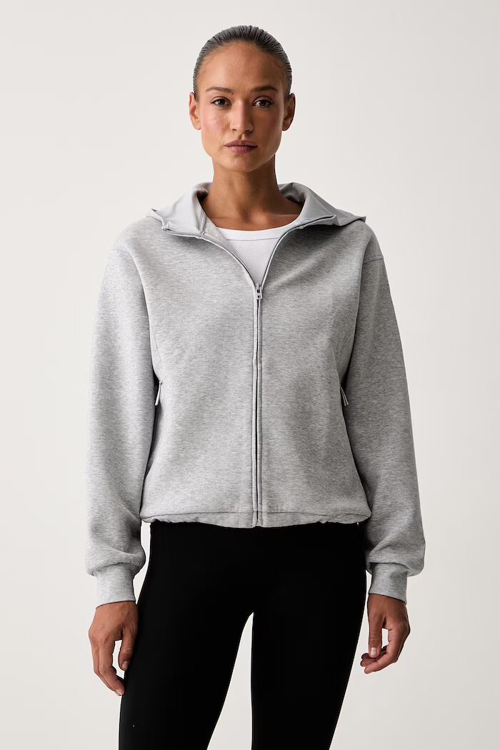 Under Armour суичър с качулка дамски Unstoppable сив 6013520