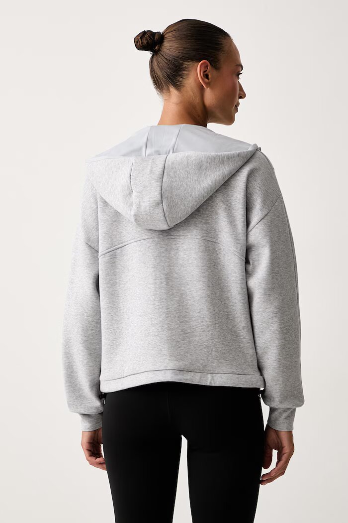 Under Armour суичър с качулка дамски Unstoppable сив 6013520