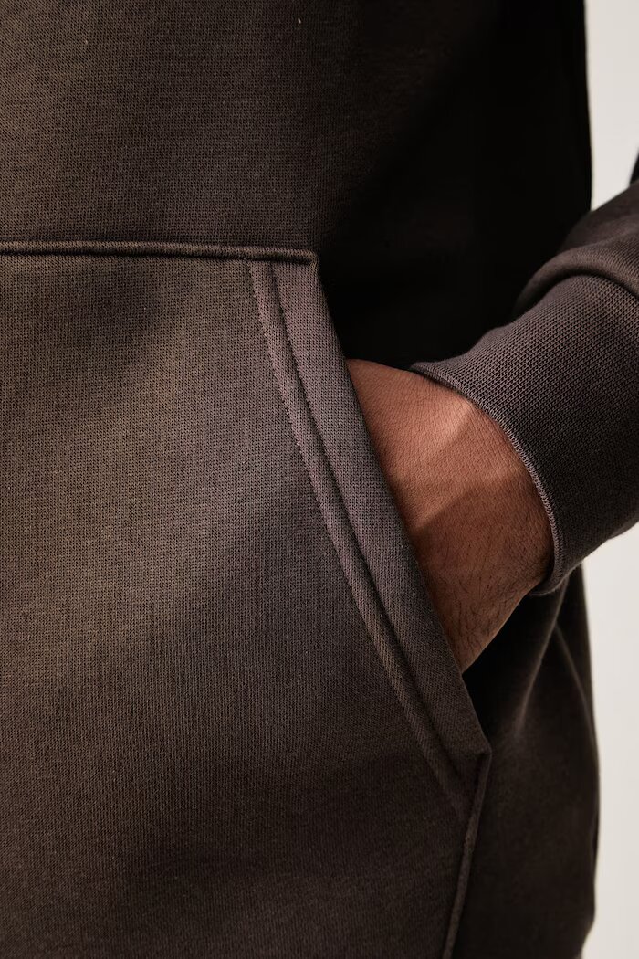 Under Armour суичър с качулка мъжки с памук Essential Fleece кафяв 1373880.201
