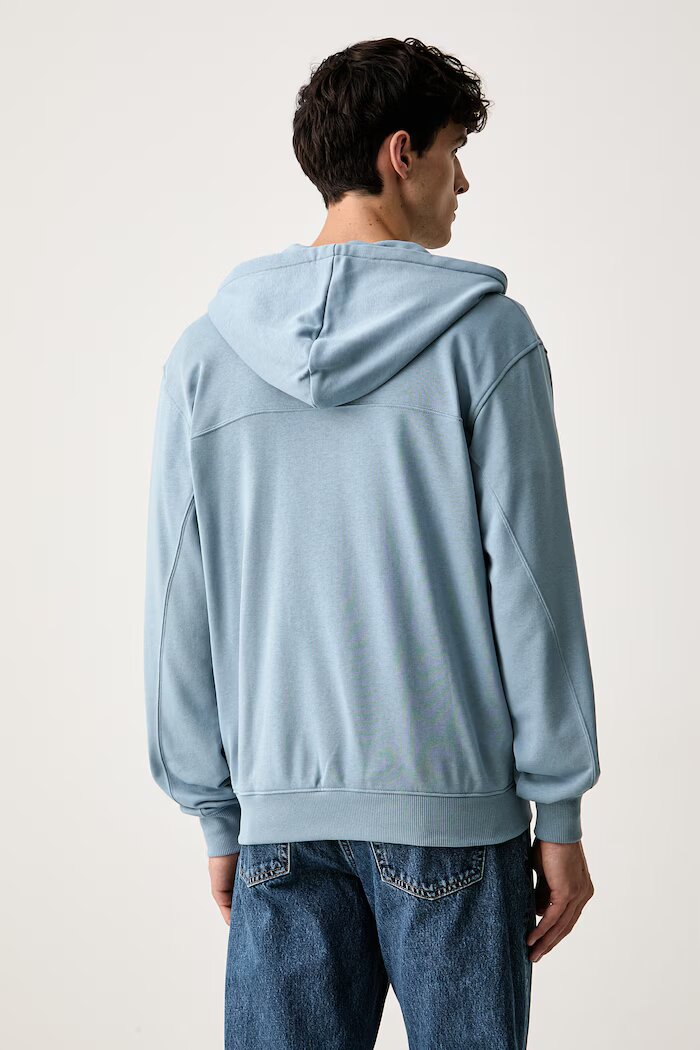 Under Armour суичър с качулка мъжки с памук Rival син 6009346.448