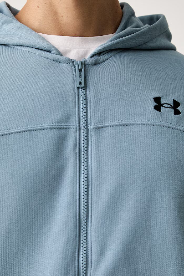Under Armour суичър с качулка мъжки с памук Rival син 6009346.448
