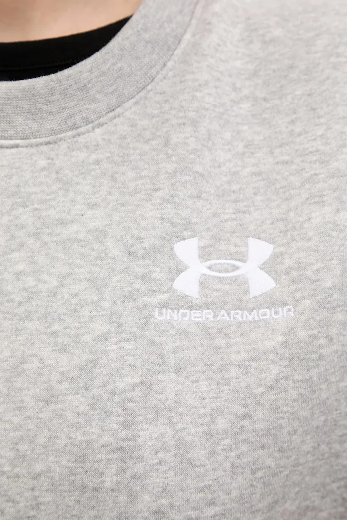 Under Armour Суичър в сиво с апликация