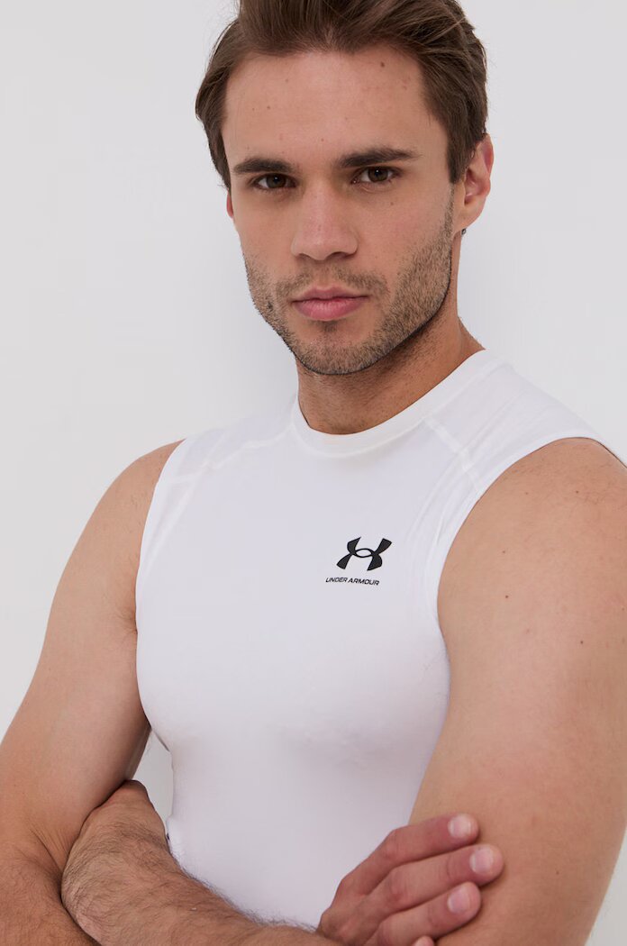 Under Armour Тениска 1361522 мъжка в бяло