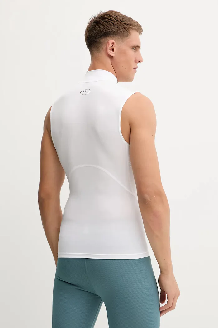 Under Armour Тениска за трениране HG Armour Comp Mock в черно 1361521