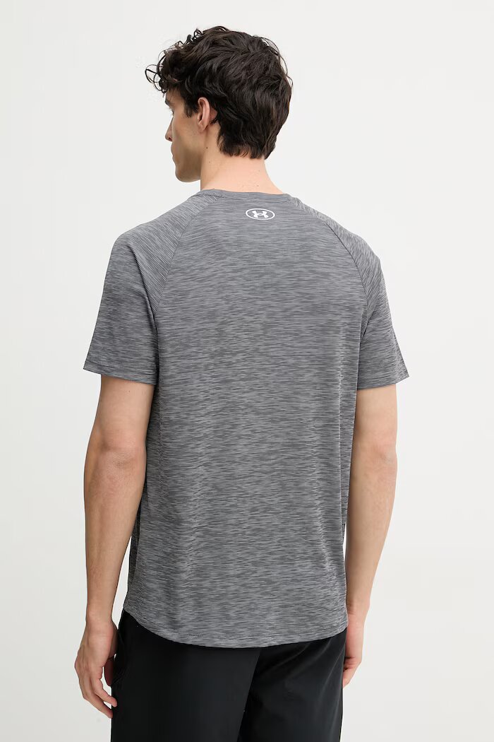Under Armour тениска за трениране мъжка Tech Textured сива 1382796