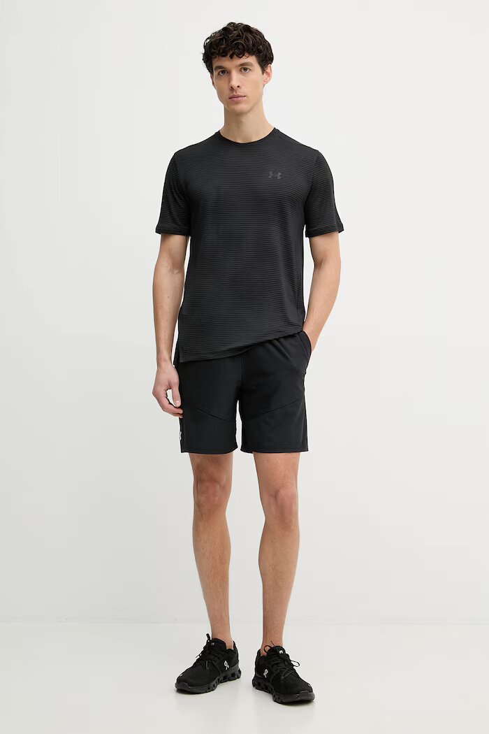 Under Armour тениска за трениране мъжка Tech Vent черна 6009732