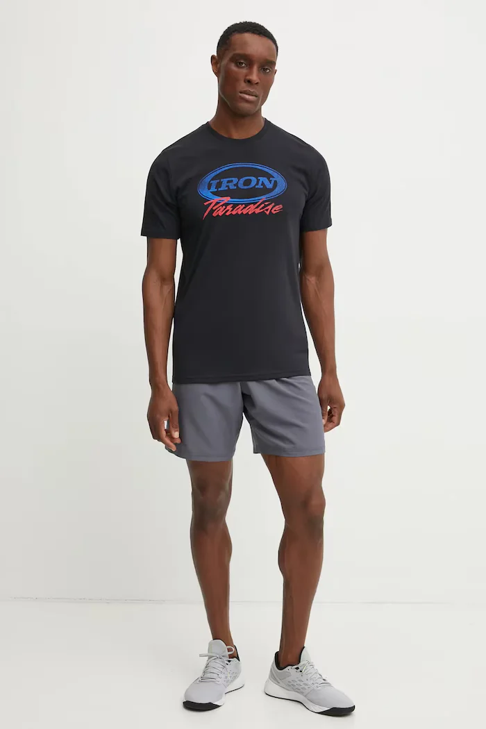 Under Armour Тениска за трениране Project Rock в черно с принт 1389945