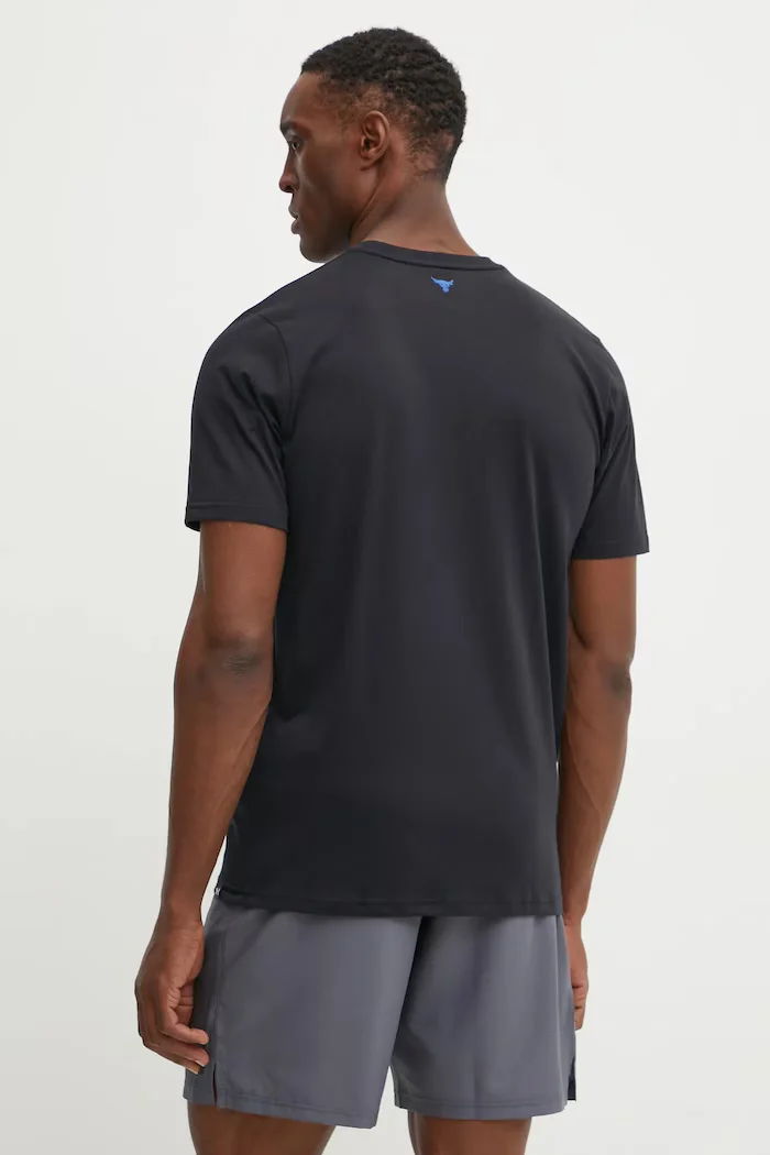 Under Armour Тениска за трениране Project Rock в черно с принт 1389945