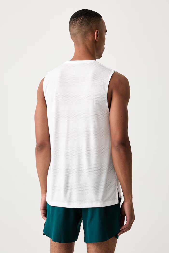 Under Armour топ за трениране мъжки UA Velociti Tank бял 6010888.100