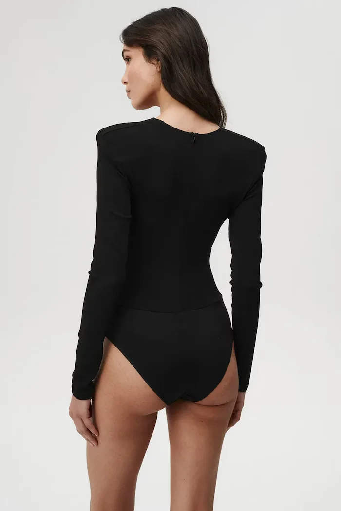 Undress code боди дамско с вискоза Intuition Bodysuit Classic черно 1280