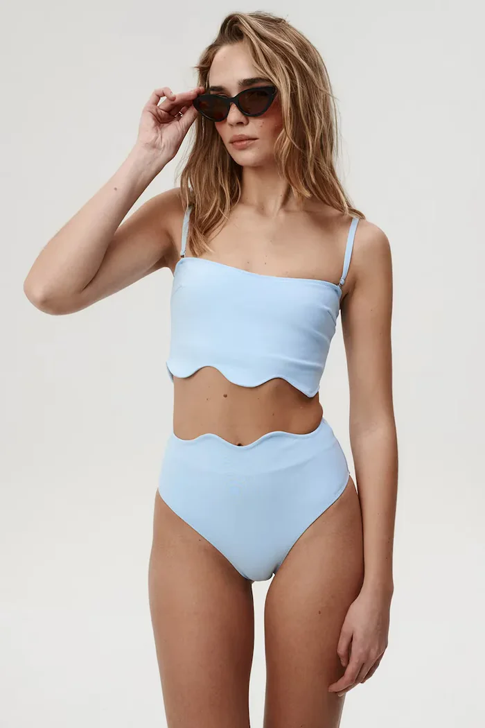 Undress code топ за плуване дамски Chic Bikini Top син 1205