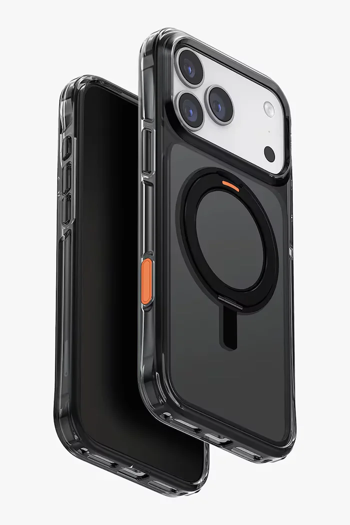 uniq Калъф за телефон с вграден магнитен пръстен iPhone 17 Pro Max в черно -IP6.9P(2025)-SWVCBLK