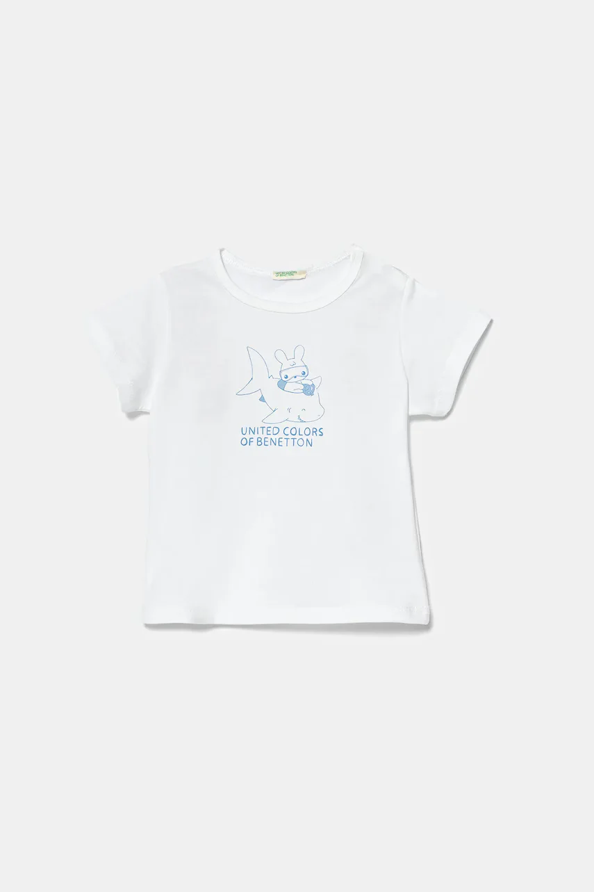 United Colors of Benetton Бебешка памучна тениска