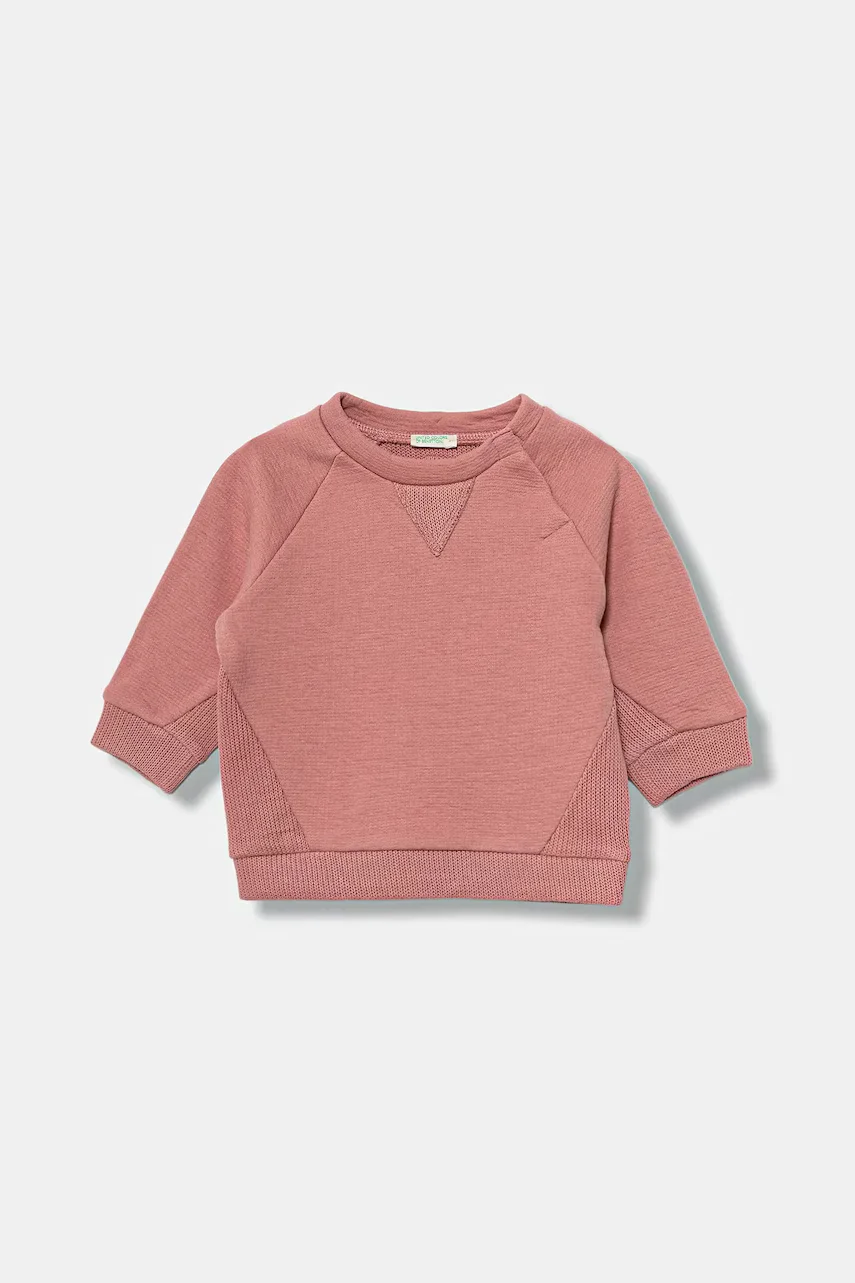 United Colors of Benetton Бебешки памучен суичър